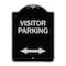 Signmission Reserved Parking Visitor Parking Heavy-Gauge Aluminum Architectural Sign, 24" x 18", BS-1824-23025 A-DES-BS-1824-23025 - alternate 1